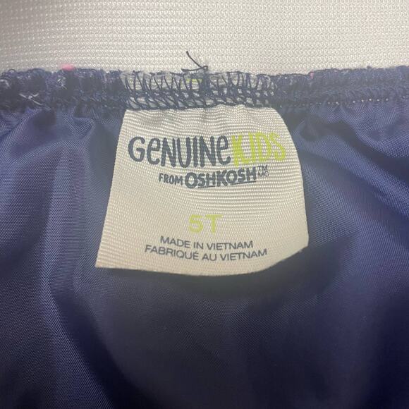 Osh Kosh Skirt fully lined metallic stripe w/ pockets Girls 5T - Picture 3 of 3